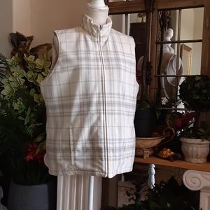 Lauren Ralph Lauren 1X Reversible Cotton Polyester Blend Vest